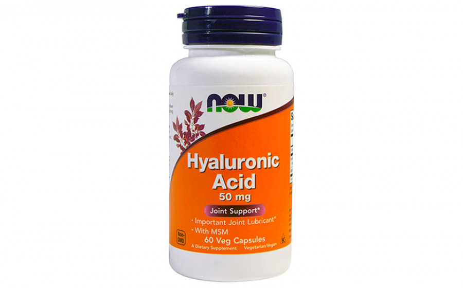 NOW Hyaluronic Acid 50mg 60капсул