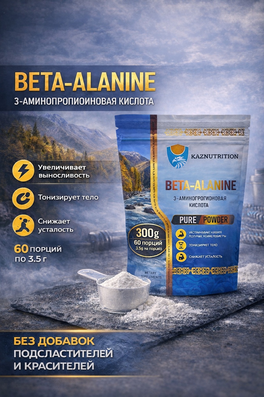 KAZNUTRITION Beta-Alanine